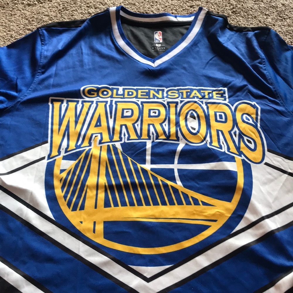 Golden state warriors NBA t shirt XL silky feel